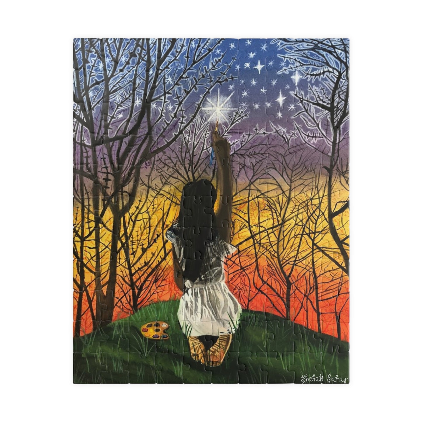 Painting The Stars | Puzzle (110, 252, 520, 1014-piece)