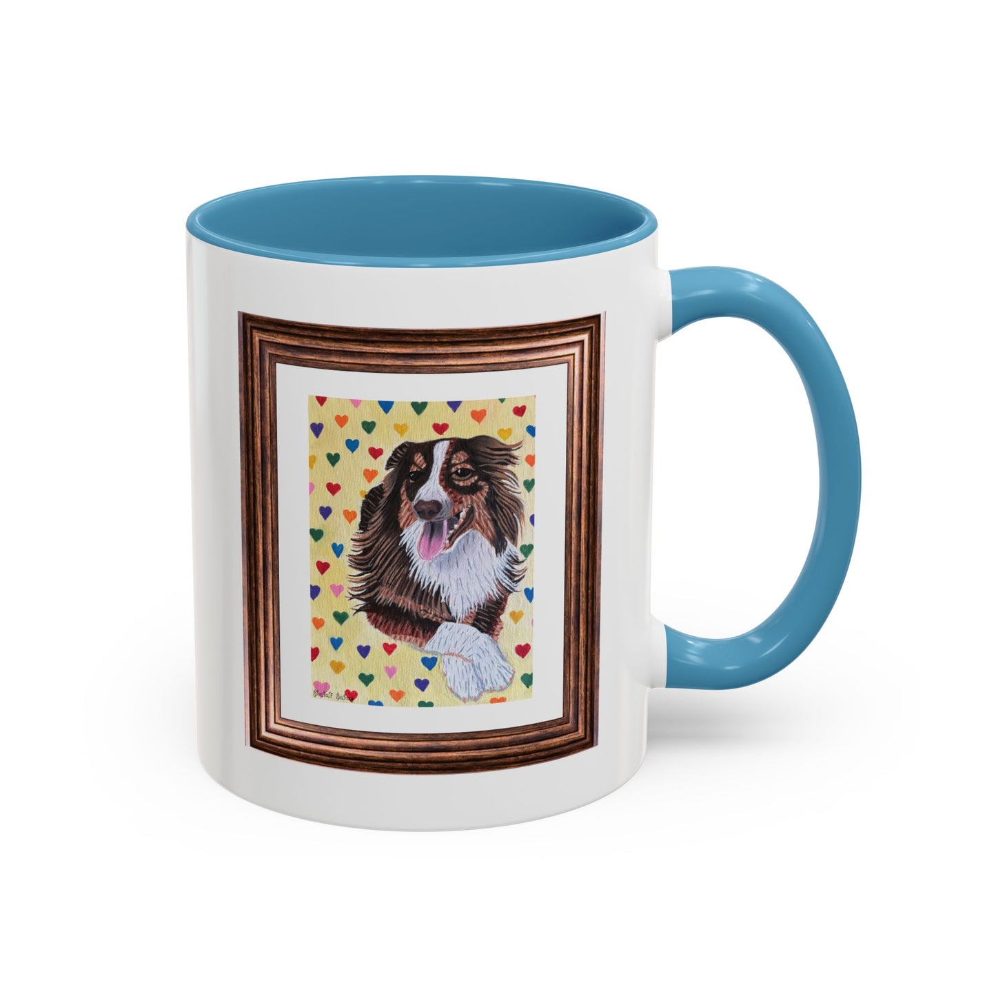 Leo The Handsome Dog | Accent Coffee Mug (11, 15oz)