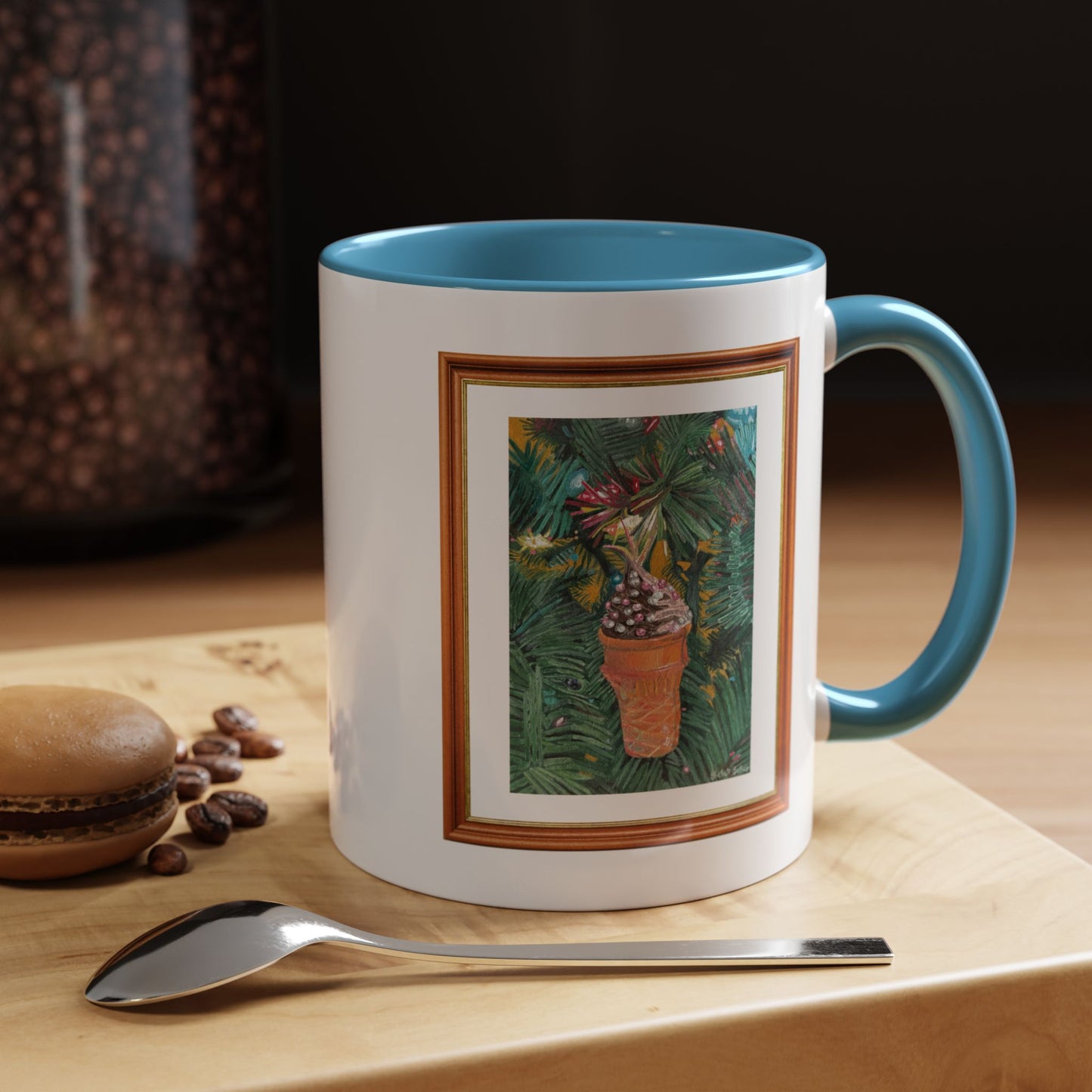 A Lifelike Ice Cream Ornament | Accent Coffee Mug (11, 15oz)