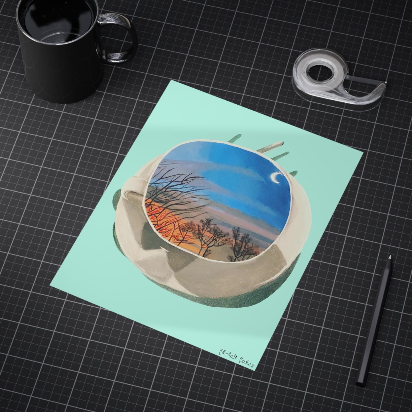 A Cup Of Sunrise | Unframed Prints