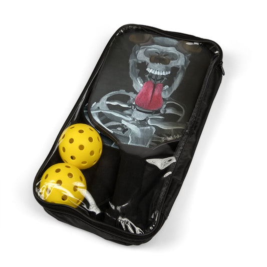 Skeleton Taking A Snapchat Selfie | Pickleball Kit