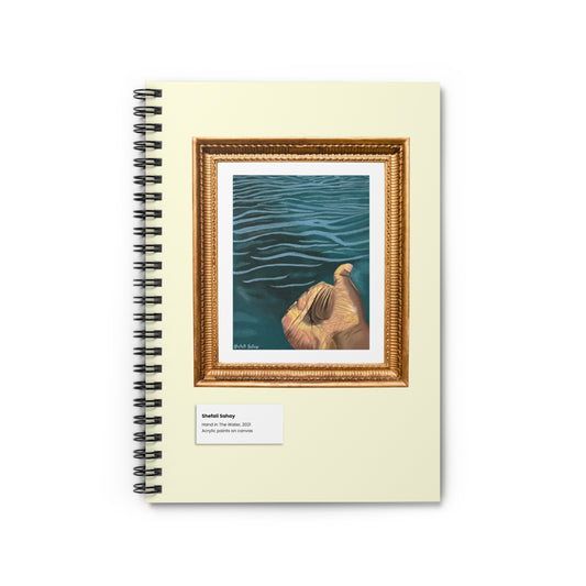 Hand In The Water | Spiral Notebook - Ruled Line