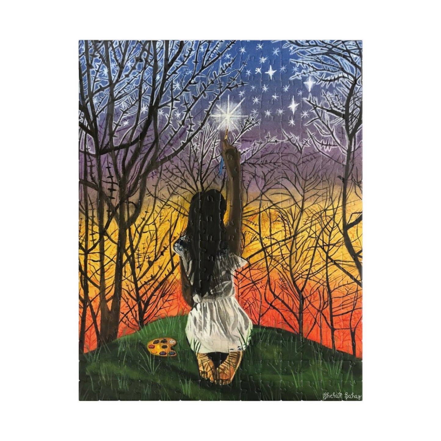 Painting The Stars | Puzzle (110, 252, 520, 1014-piece)