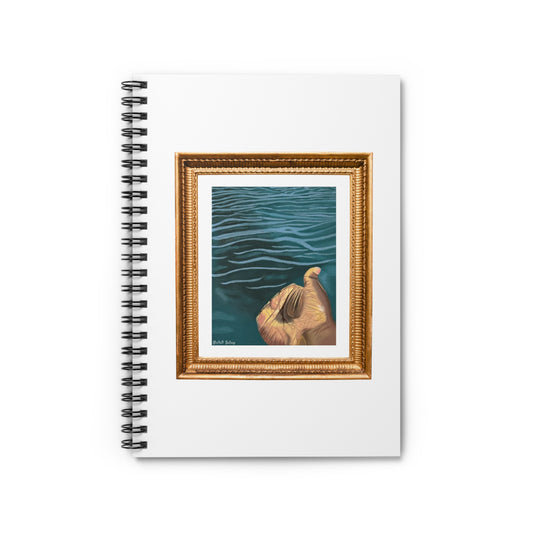 Hand In The Water | Spiral Notebook - Ruled Line