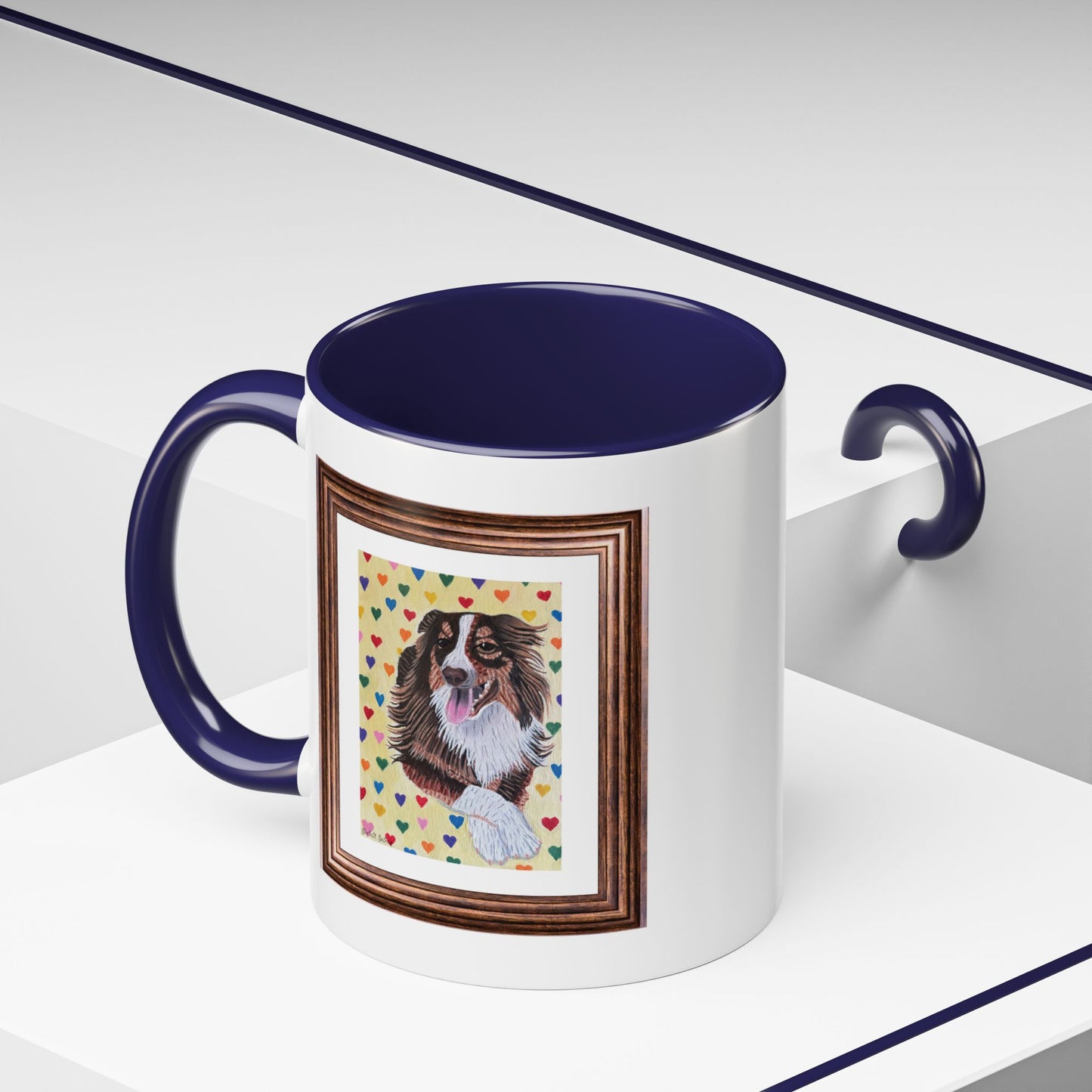 Leo The Handsome Dog | Accent Coffee Mug (11, 15oz)