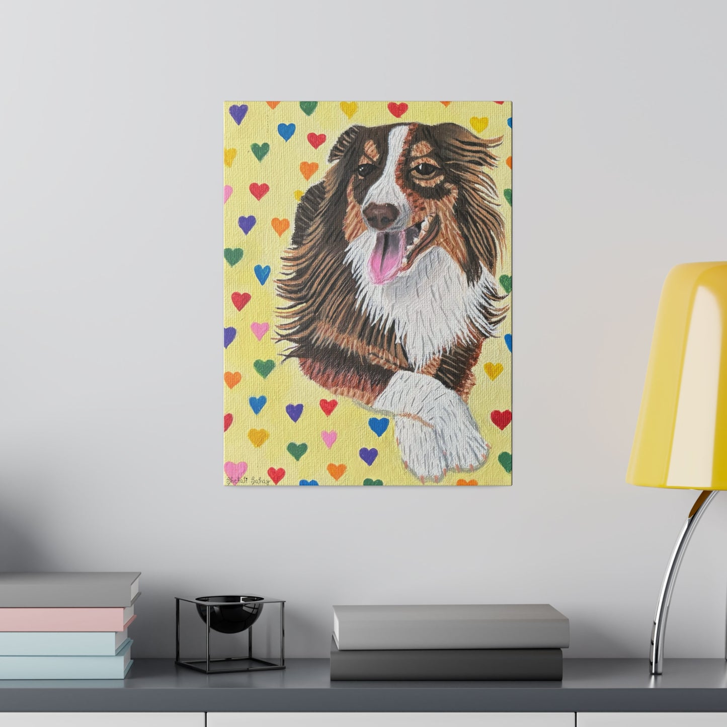 Leo The Handsome Dog | Matte Canvas, Stretched, 0.75"