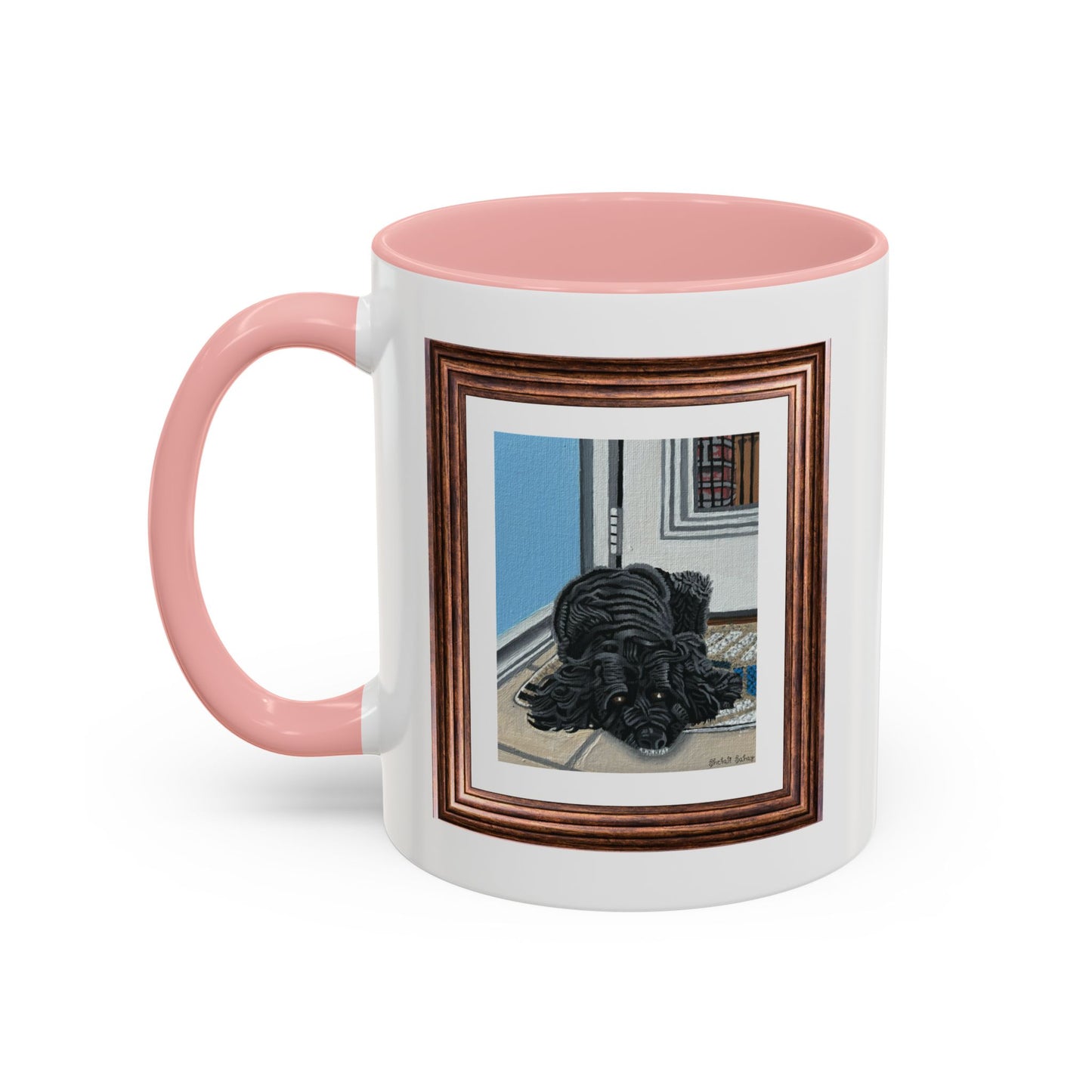 Rocky Chilling On A Corner | Accent Coffee Mug (11, 15oz)