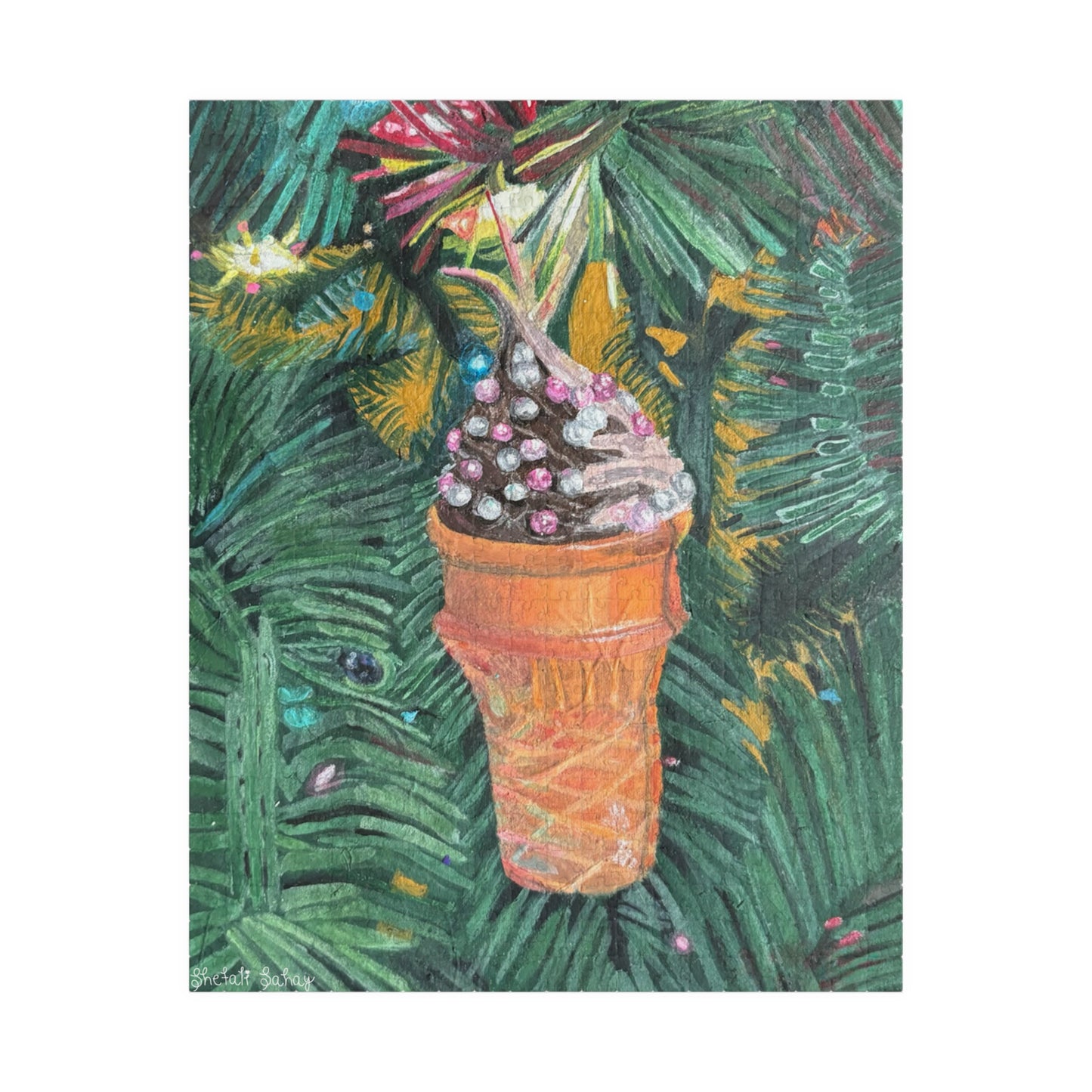 A Lifelike Ice Cream Ornament | Puzzle (110, 252, 520, 1014-piece)