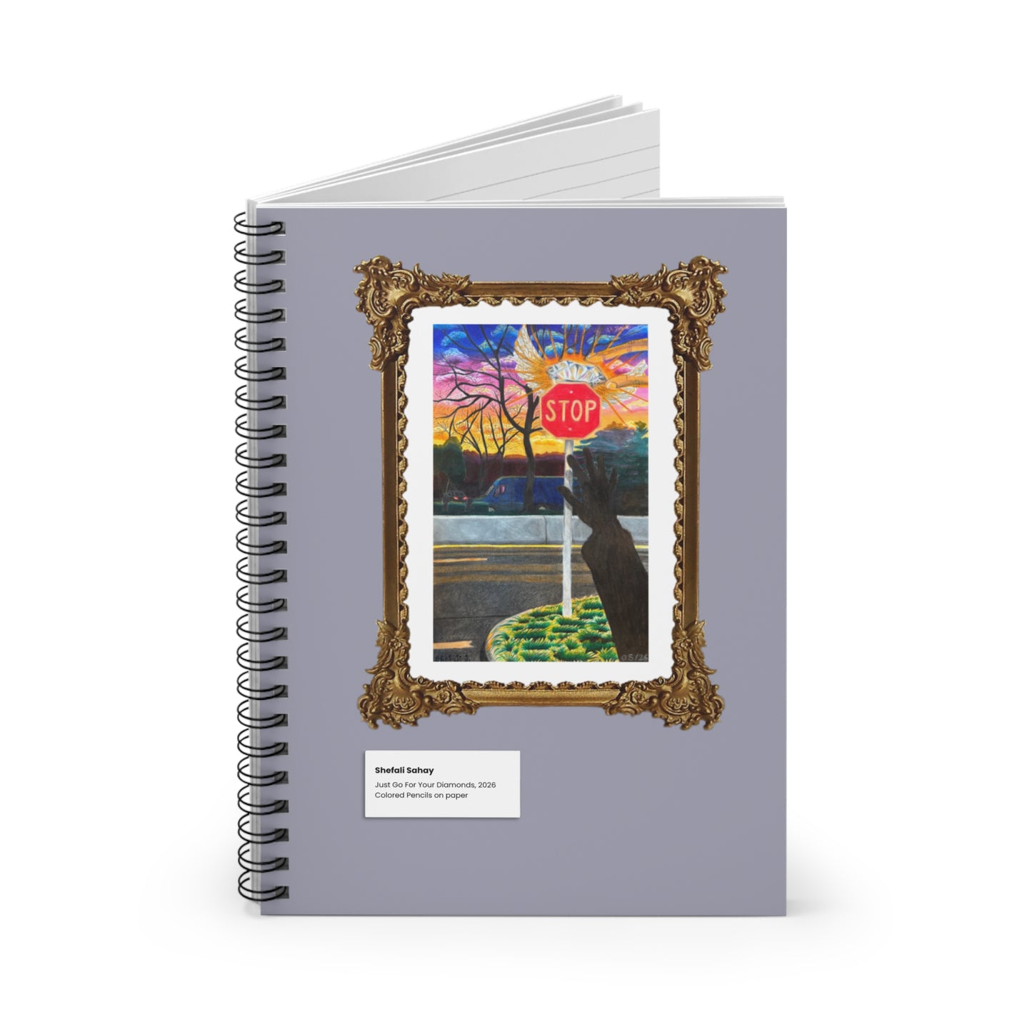 Just Go For Your Diamonds | Spiral Notebook - Ruled Line