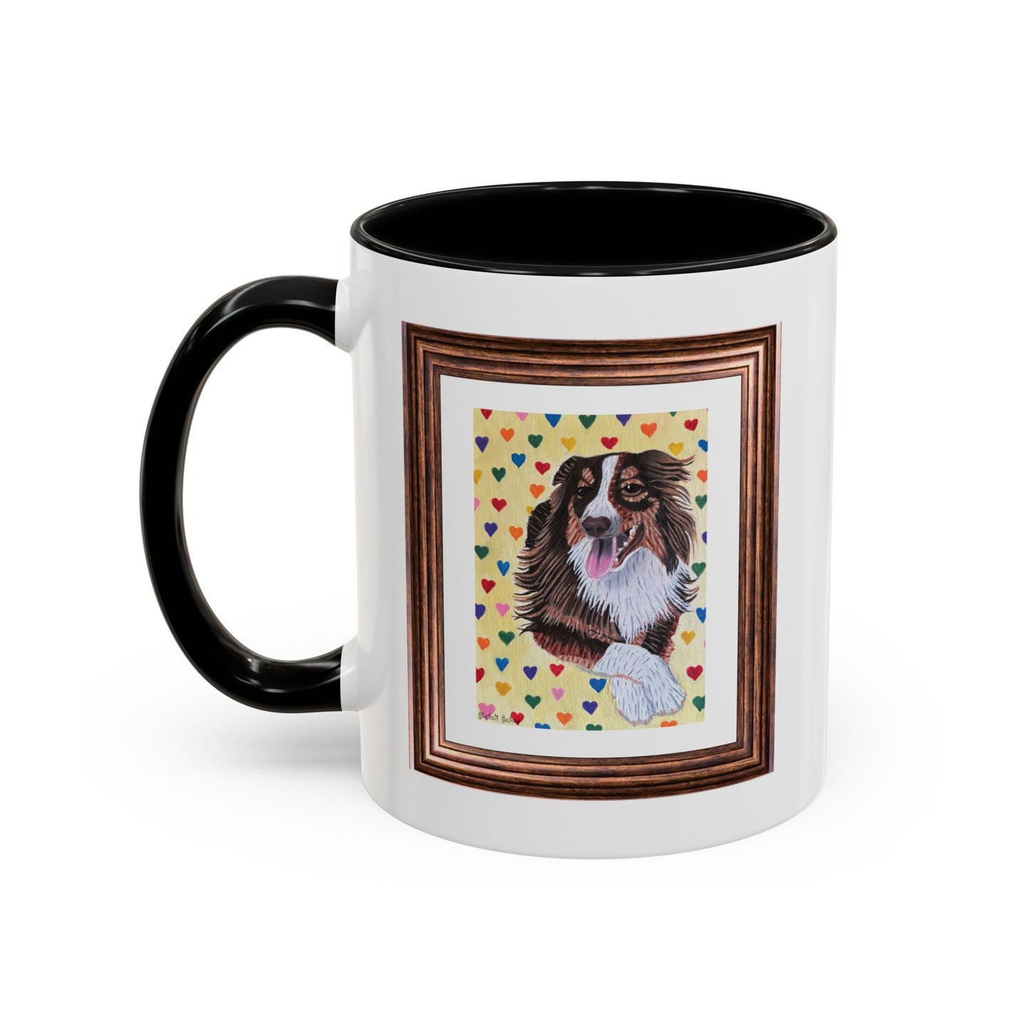 Leo The Handsome Dog | Accent Coffee Mug (11, 15oz)