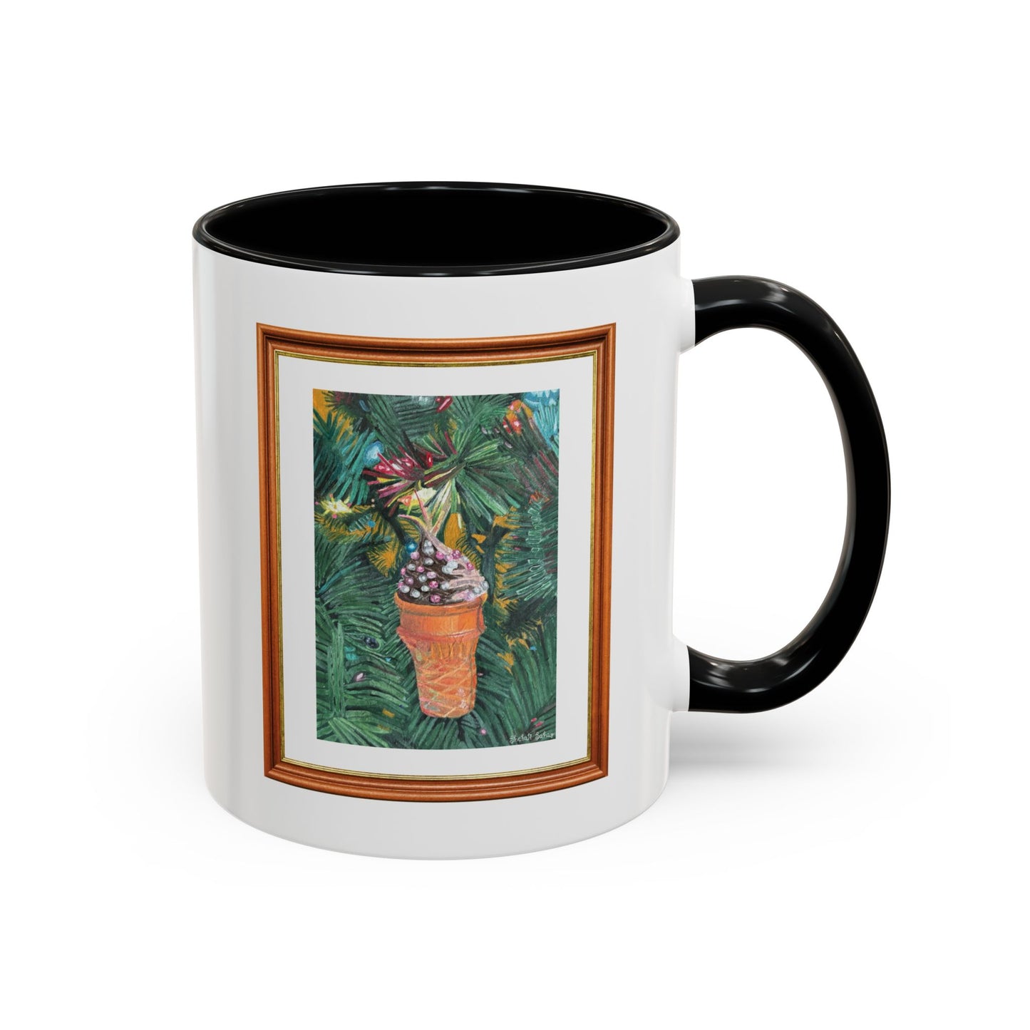 A Lifelike Ice Cream Ornament | Accent Coffee Mug (11, 15oz)