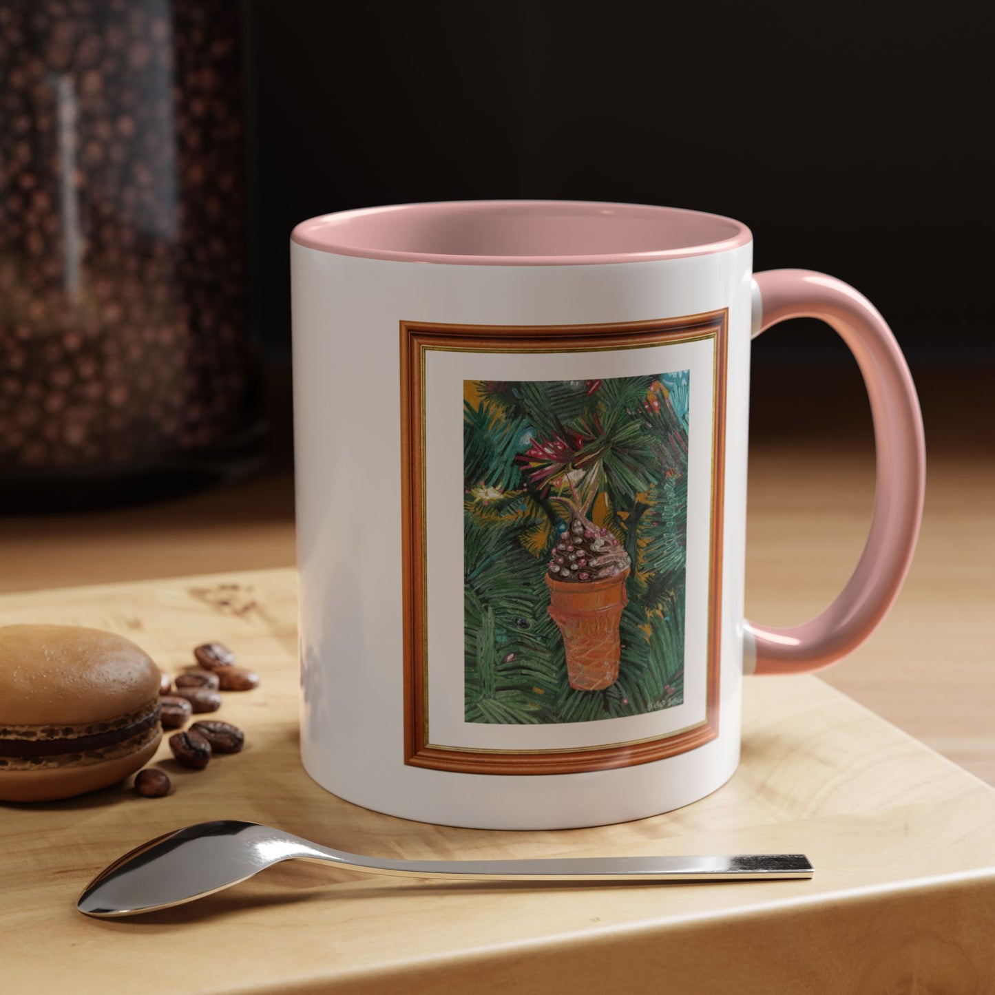 A Lifelike Ice Cream Ornament | Accent Coffee Mug (11, 15oz)