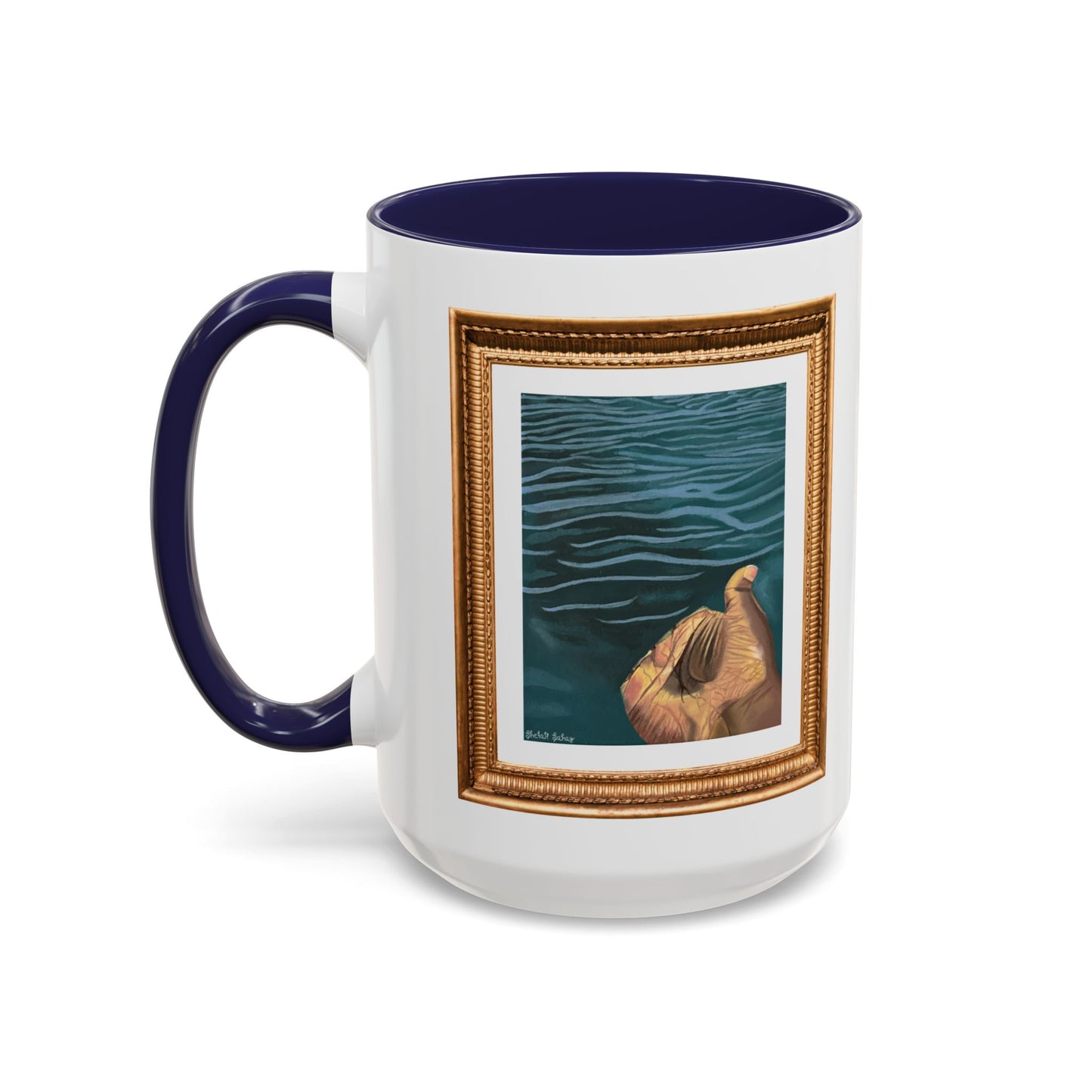 Hand In The Water | Accent Coffee Mug (11, 15oz)