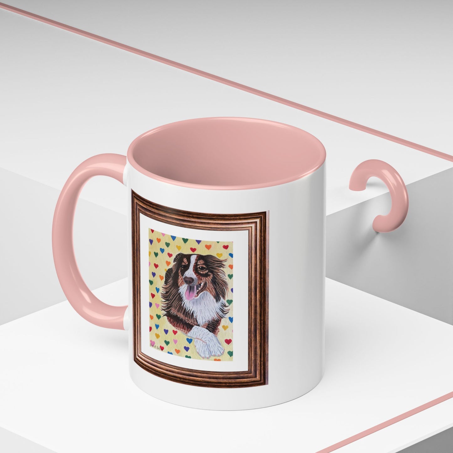 Leo The Handsome Dog | Accent Coffee Mug (11, 15oz)