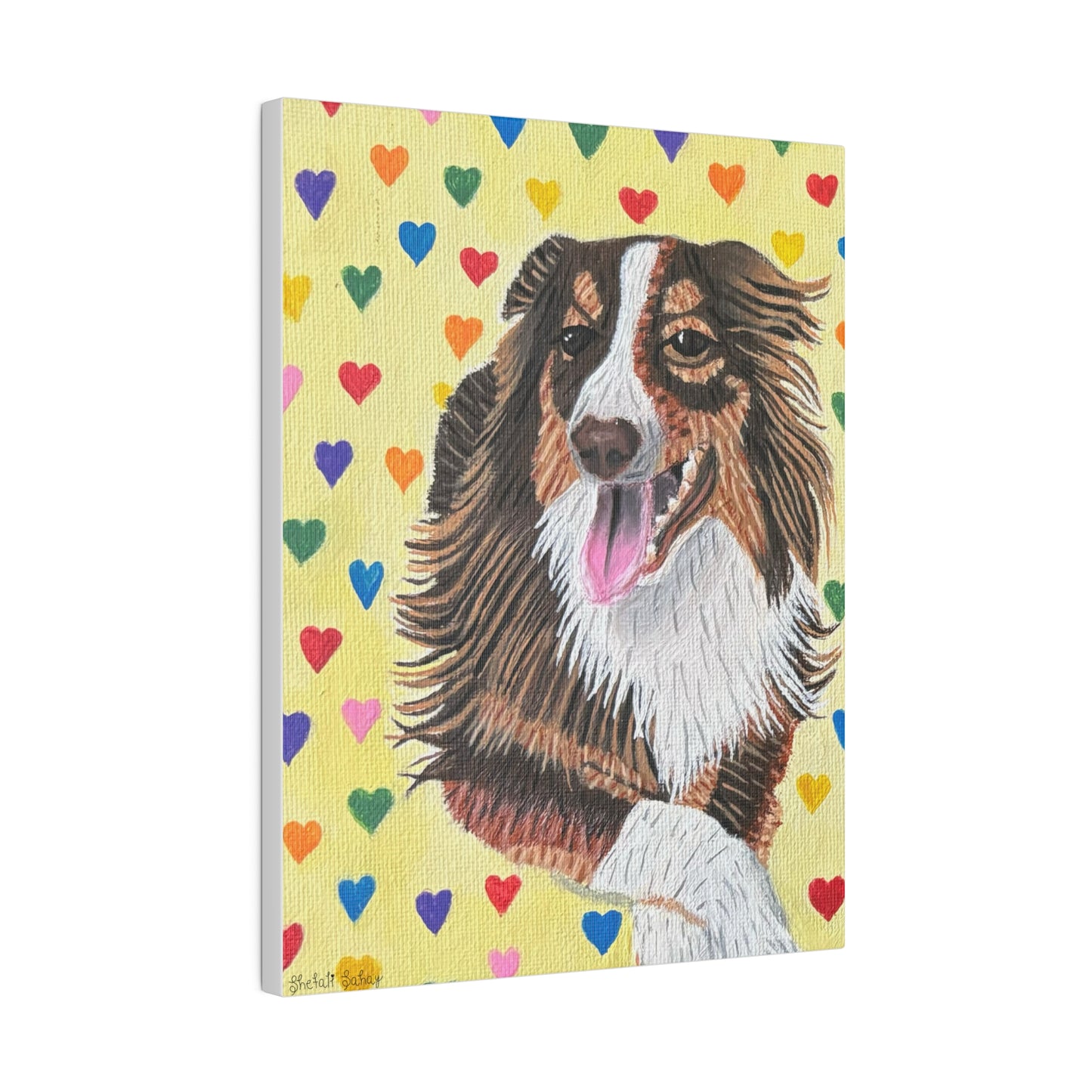 Leo The Handsome Dog | Matte Canvas, Stretched, 0.75"