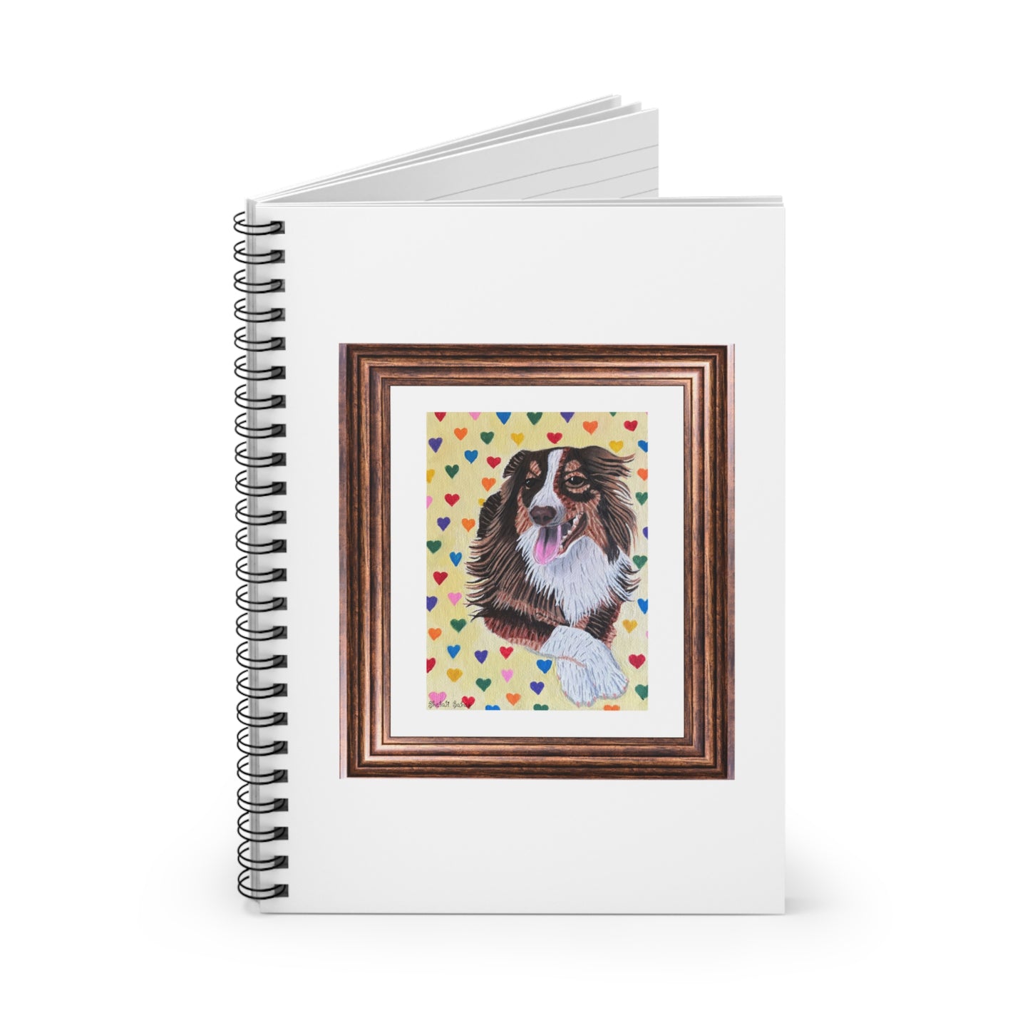 Leo The Handsome Dog | Spiral Notebook - Ruled Line