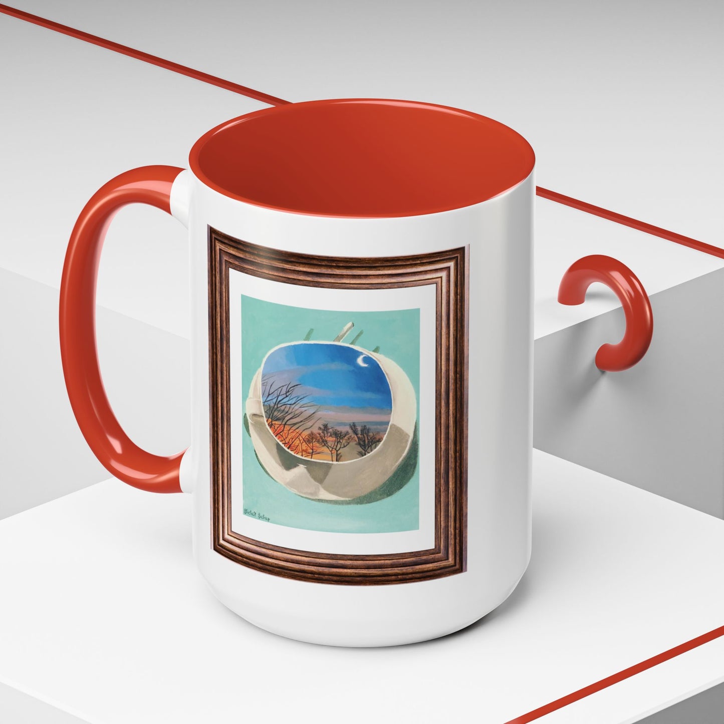 A Cup Of Sunrise | Accent Coffee Mug (11, 15oz)