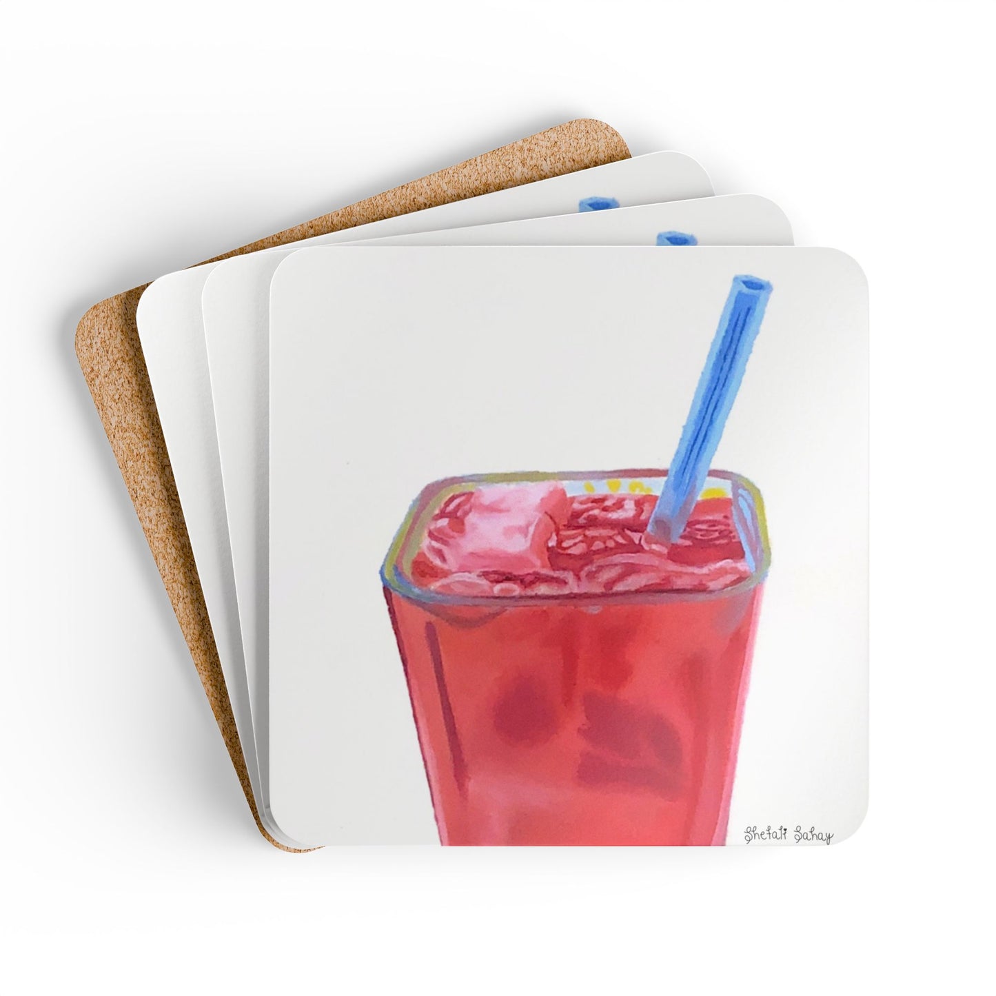 Bahama Mama | Corkwood Coaster Set