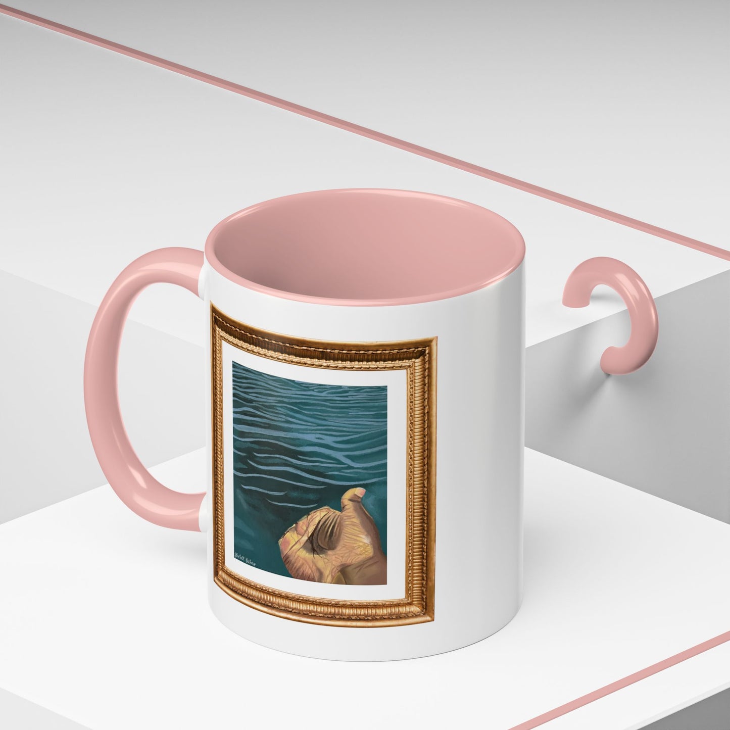 Hand In The Water | Accent Coffee Mug (11, 15oz)