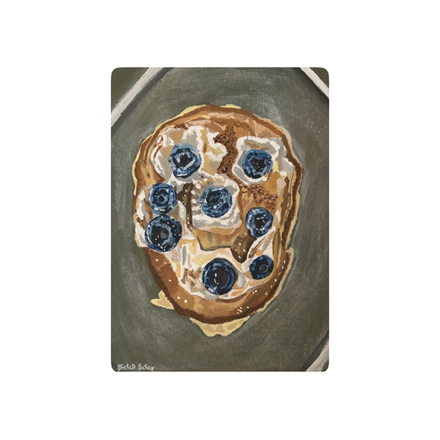 Happy Blueberry Pancake | Playing Cards