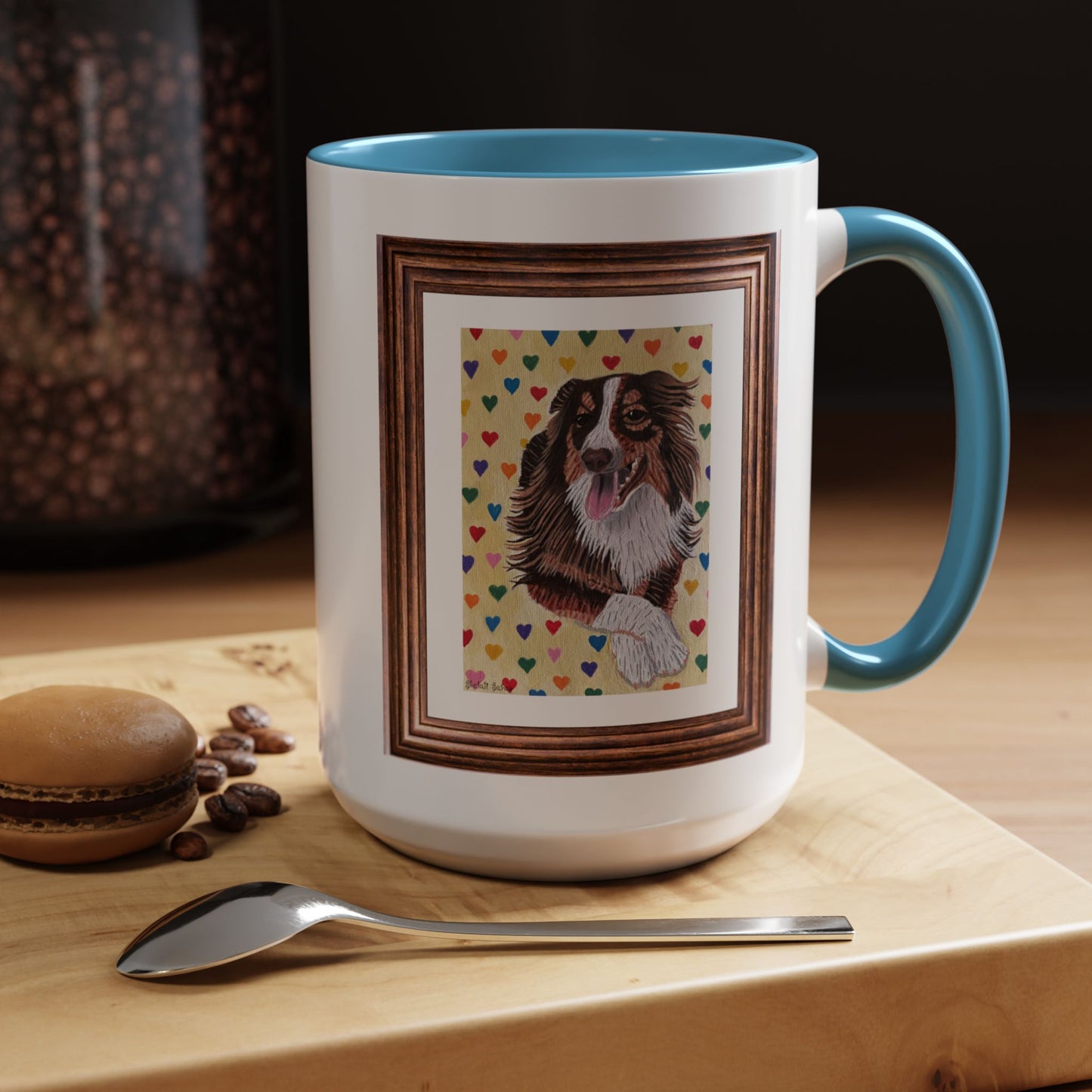 Leo The Handsome Dog | Accent Coffee Mug (11, 15oz)