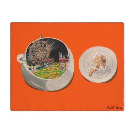 A Cup of Warren Expo with a Side of Fried Oreo | Placemat, 1pc