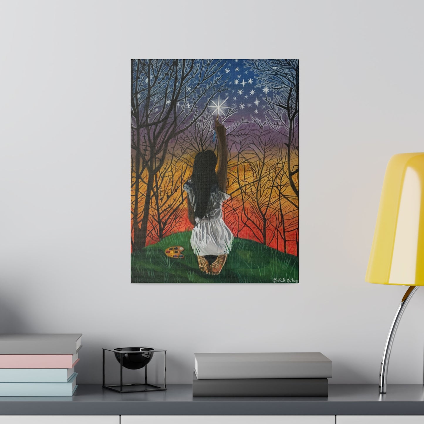 Painting The Stars | Matte Canvas, Stretched, 0.75"