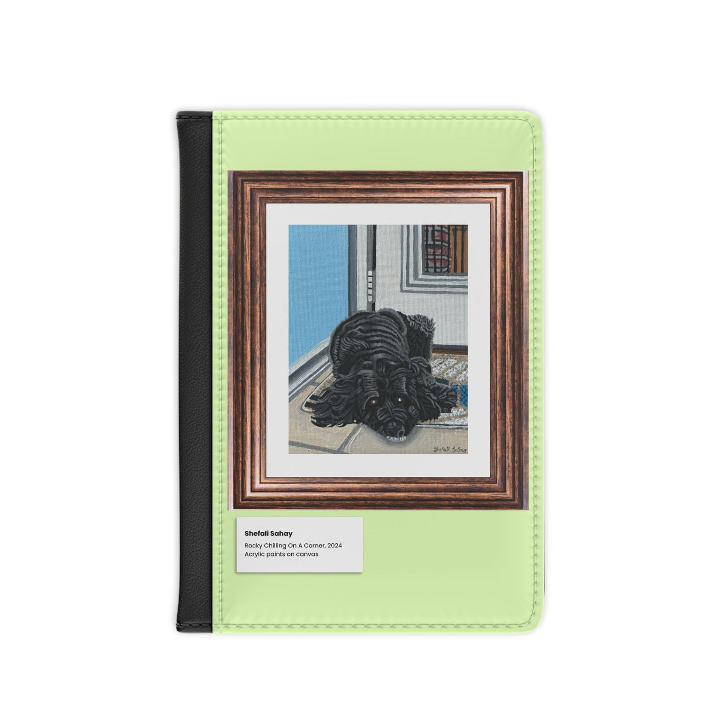 Rocky Chilling On A Corner | Passport Cover