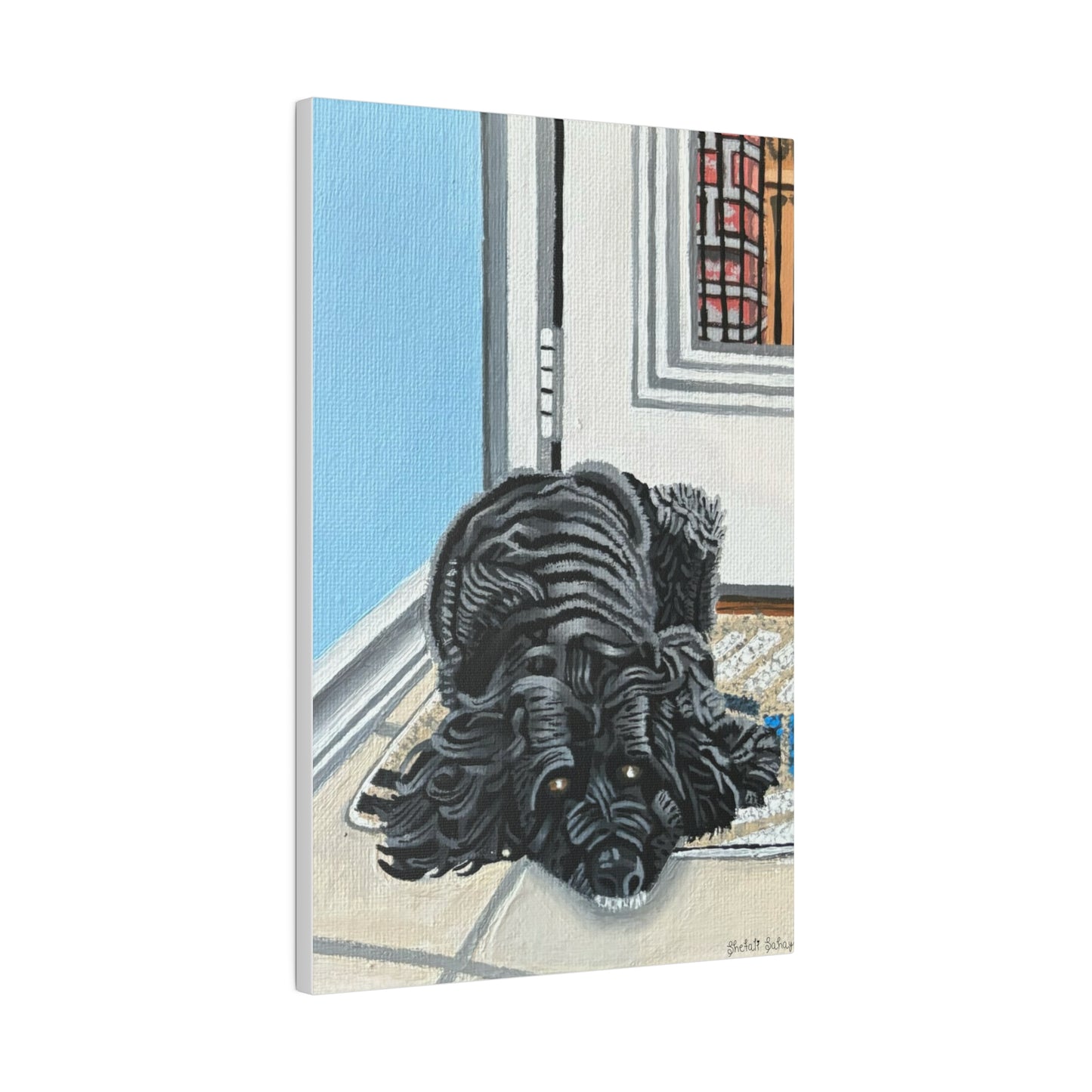 Rocky Chilling On A Corner | Matte Canvas, Stretched, 0.75"