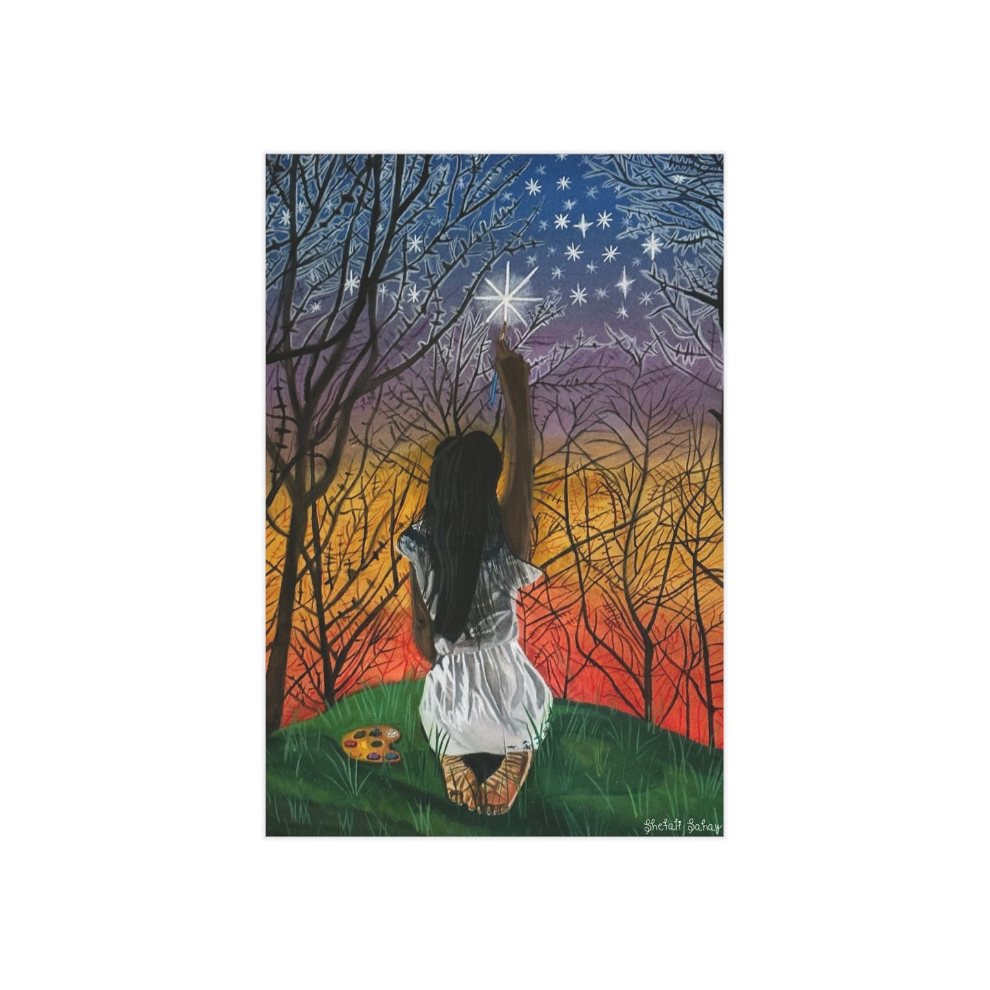 Painting The Stars | Unframed Prints