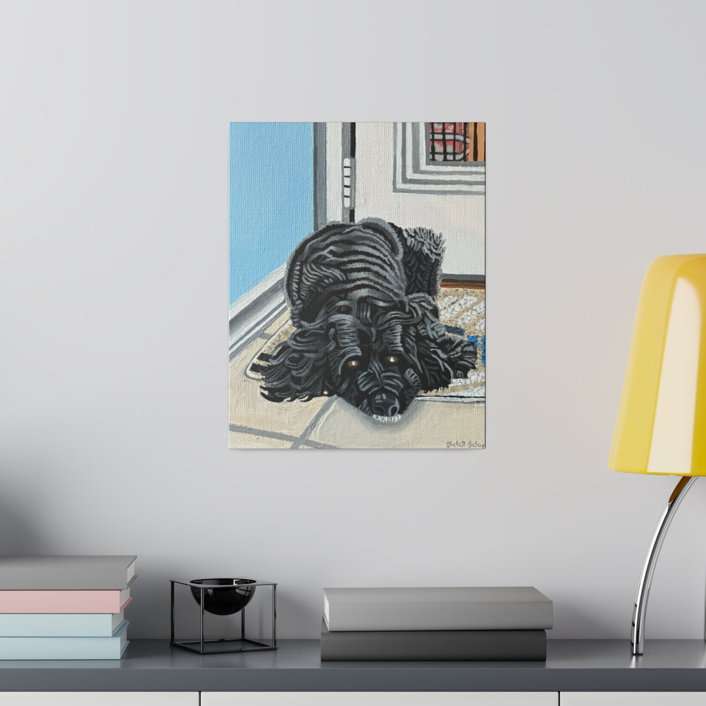 Rocky Chilling On A Corner | Matte Canvas, Stretched, 0.75"