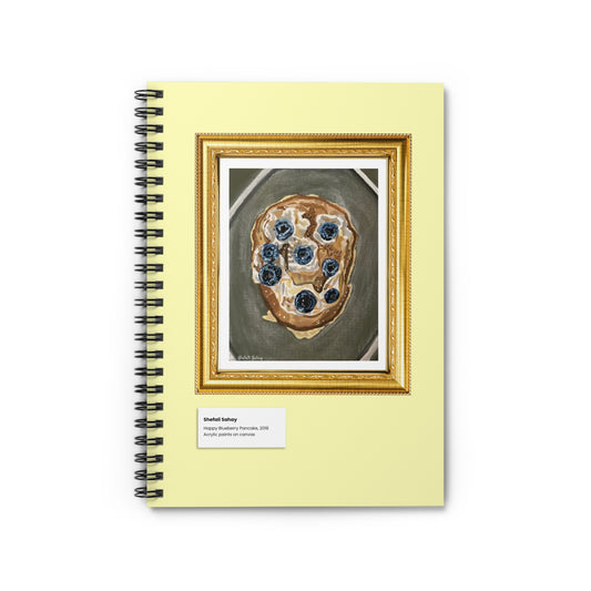 Happy Blueberry Pancake | Spiral Notebook - Ruled Line