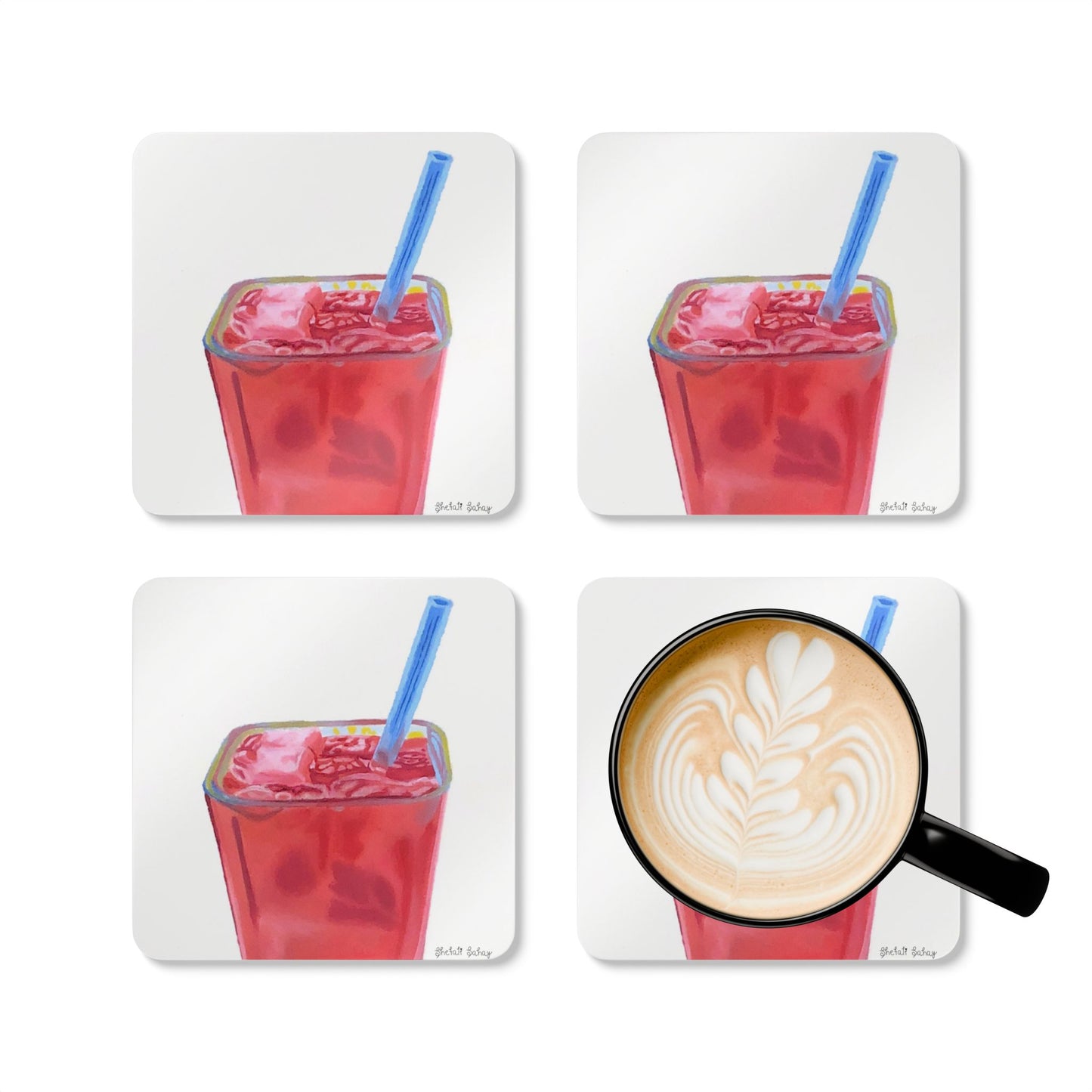 Bahama Mama | Corkwood Coaster Set