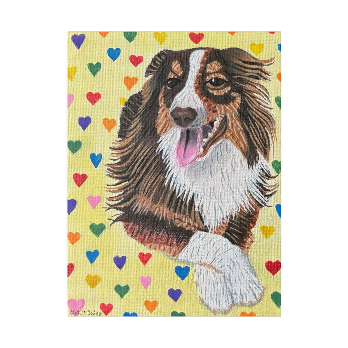 Leo The Handsome Dog | Matte Canvas, Stretched, 0.75"