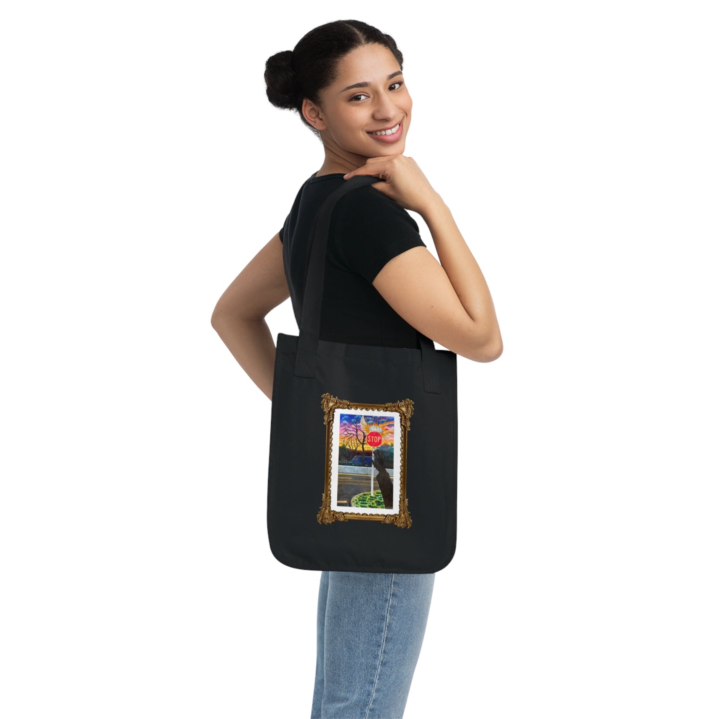 Just Go For Your Diamonds | Organic Canvas Tote Bag
