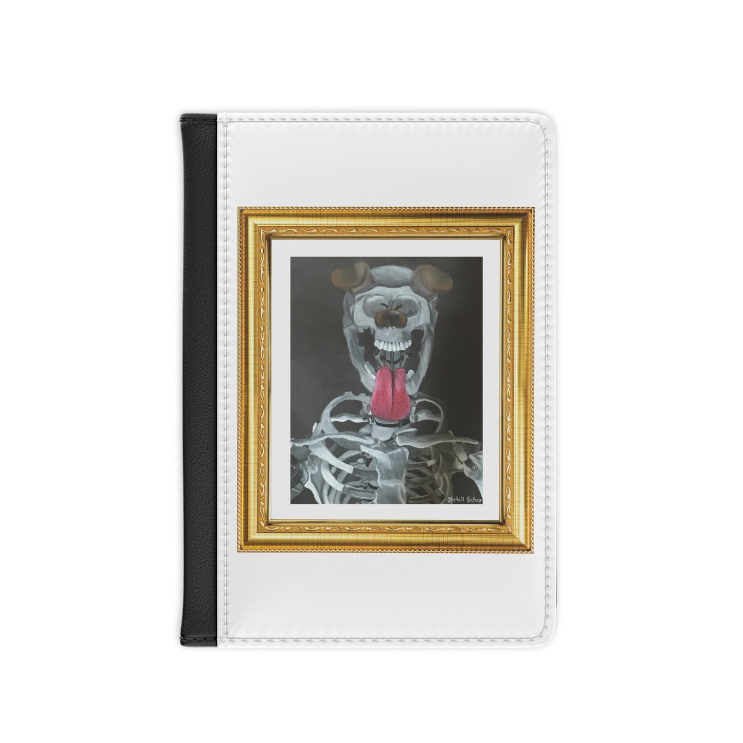 Skeleton Taking A Snapchat Selfie | Passport Cover