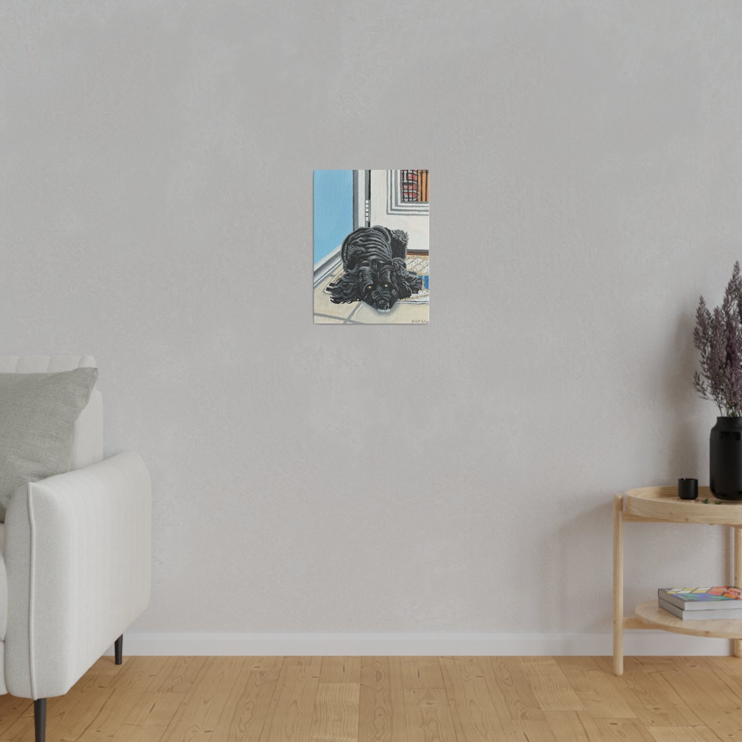 Rocky Chilling On A Corner | Matte Canvas, Stretched, 0.75"