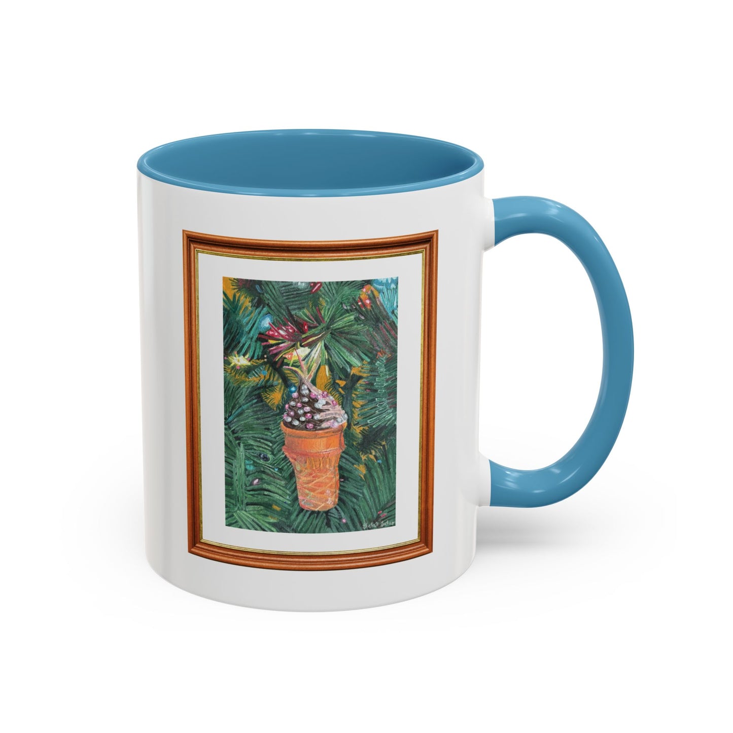 A Lifelike Ice Cream Ornament | Accent Coffee Mug (11, 15oz)