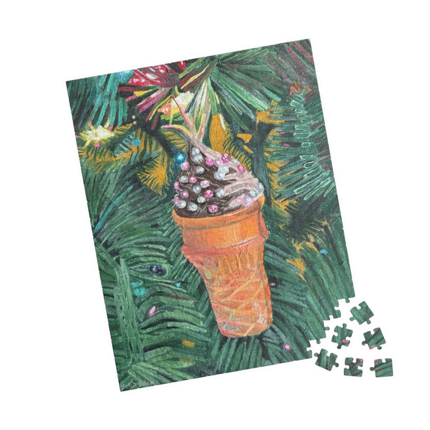 A Lifelike Ice Cream Ornament | Puzzle (110, 252, 520, 1014-piece)