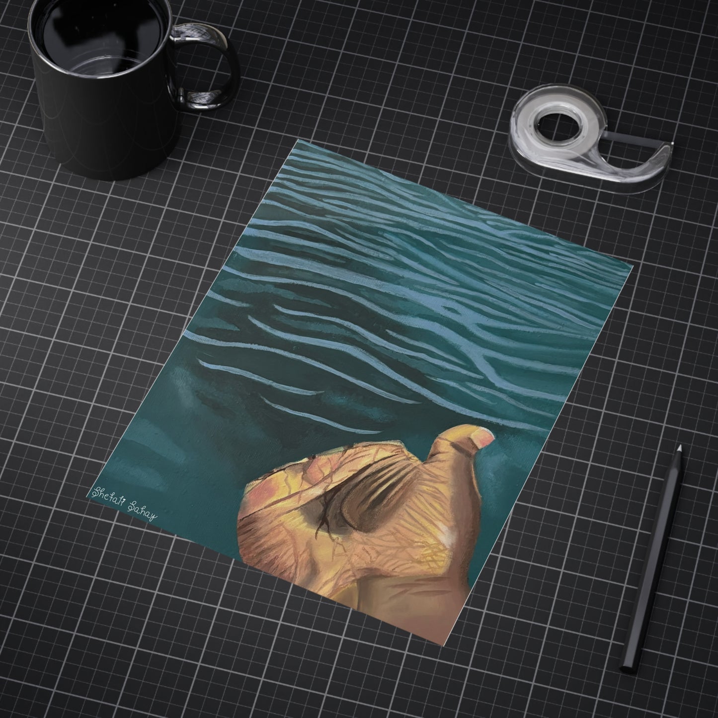 Hand In The Water | Unframed Prints