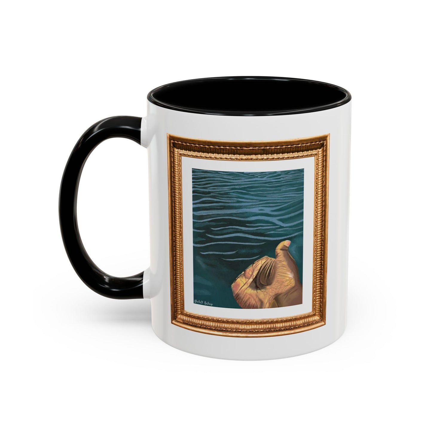 Hand In The Water | Accent Coffee Mug (11, 15oz)