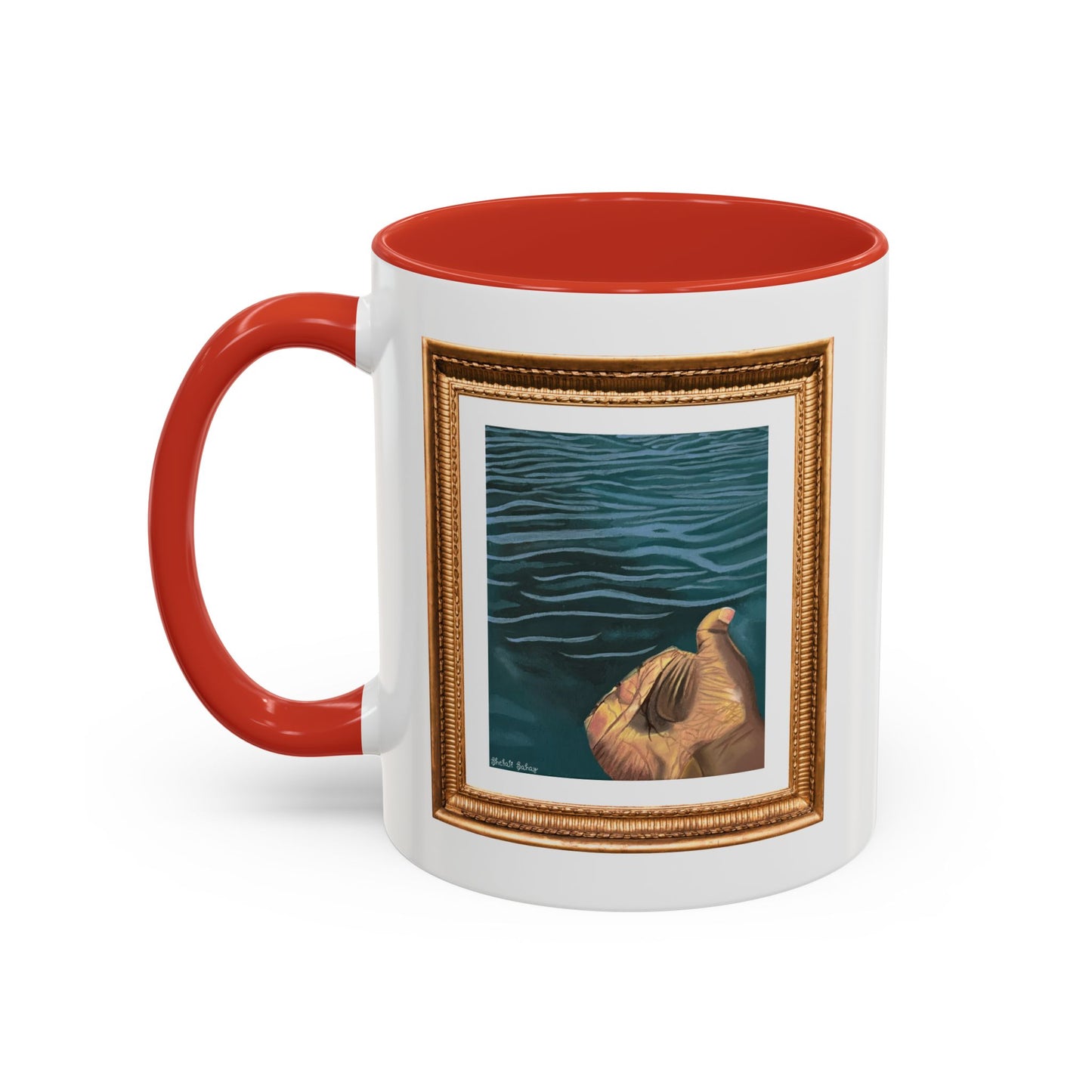 Hand In The Water | Accent Coffee Mug (11, 15oz)