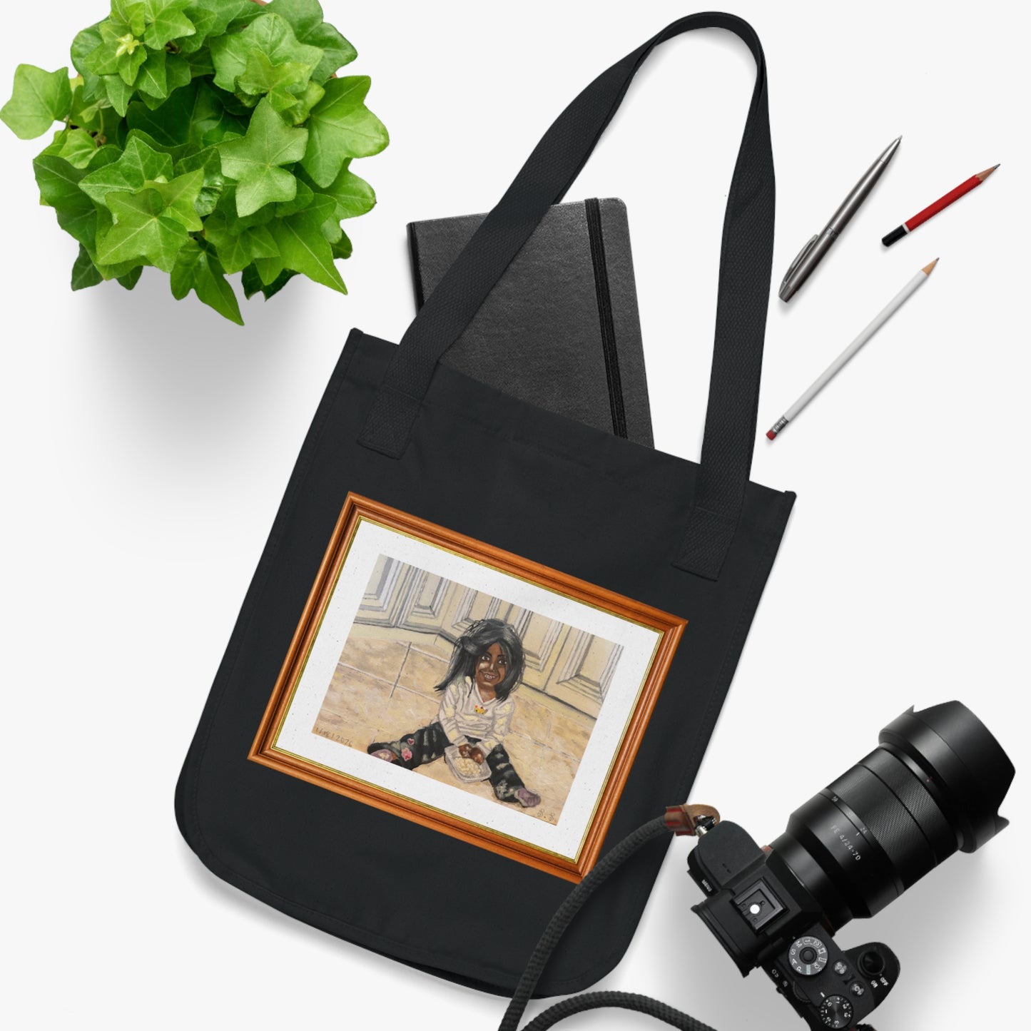 What A Cute Mess | Organic Canvas Tote Bag