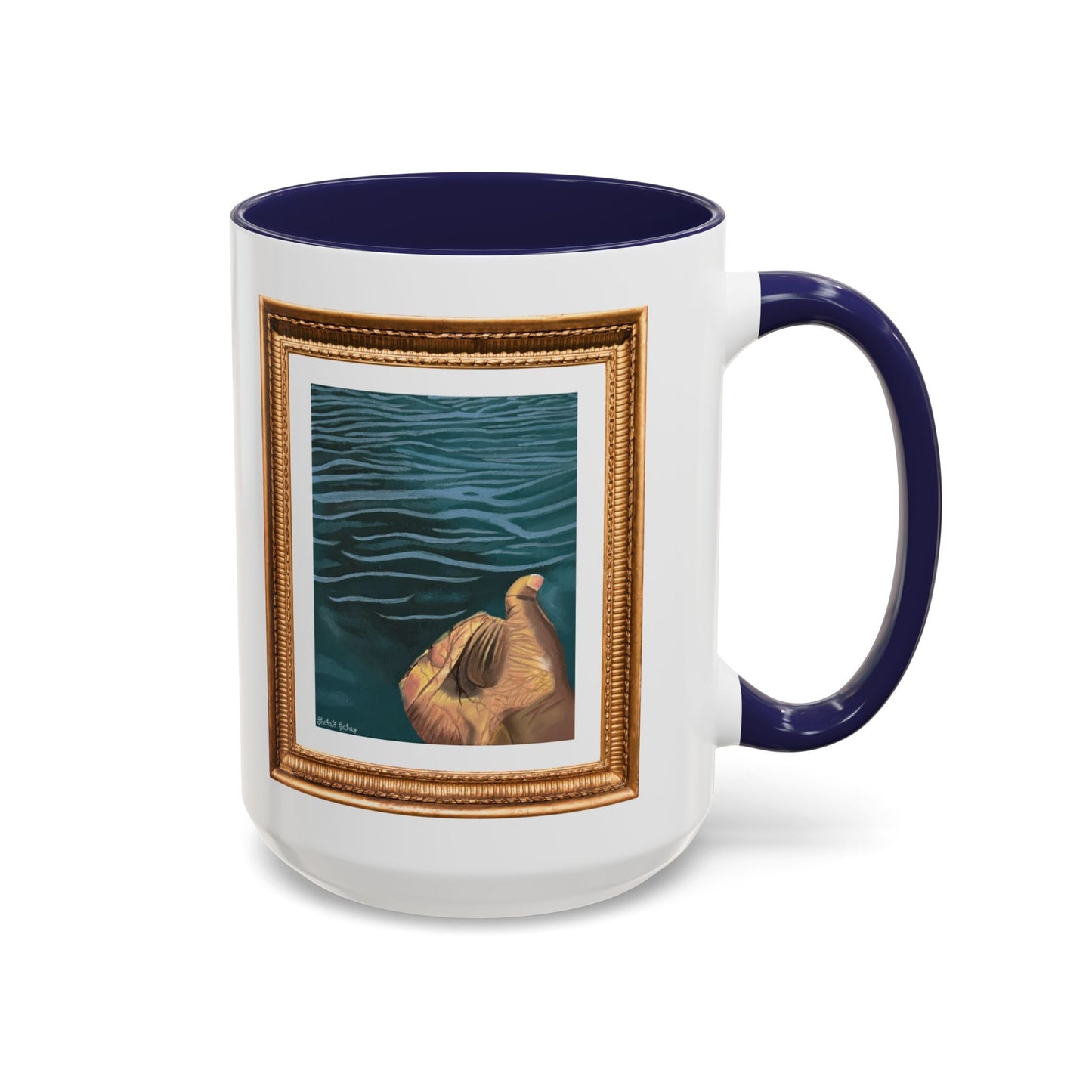 Hand In The Water | Accent Coffee Mug (11, 15oz)