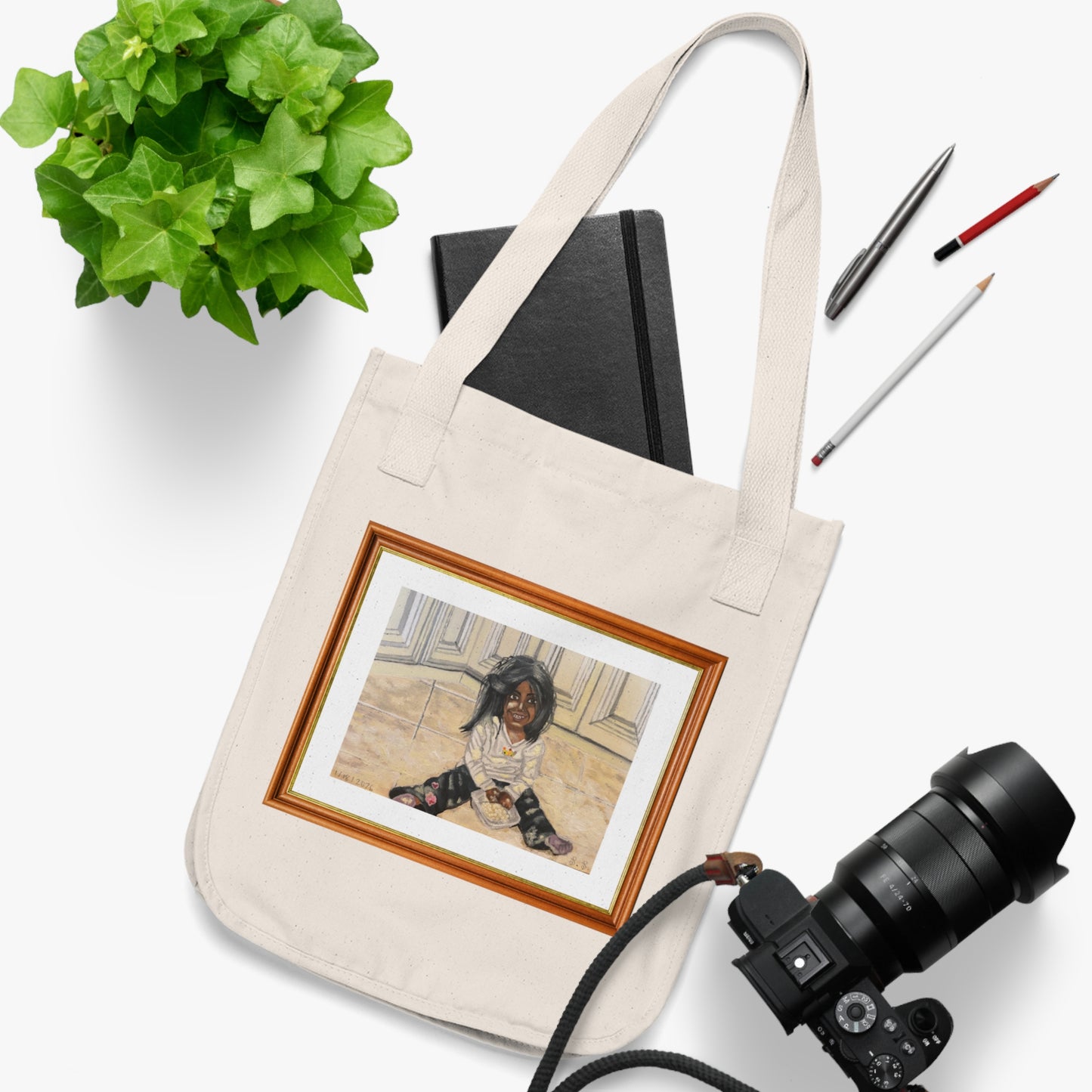 What A Cute Mess | Organic Canvas Tote Bag