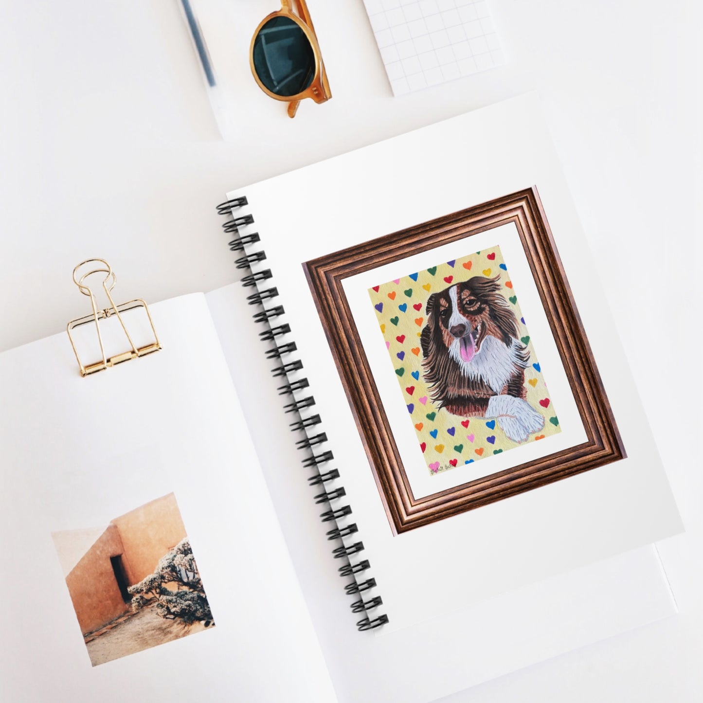 Leo The Handsome Dog | Spiral Notebook - Ruled Line