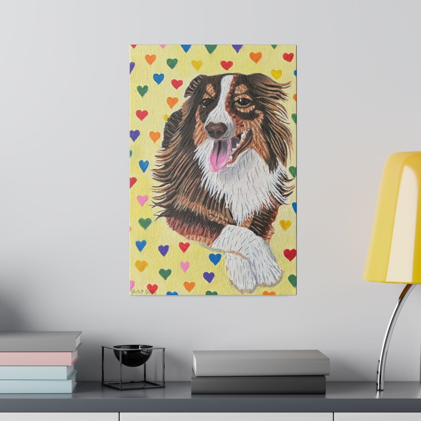 Leo The Handsome Dog | Matte Canvas, Stretched, 0.75"