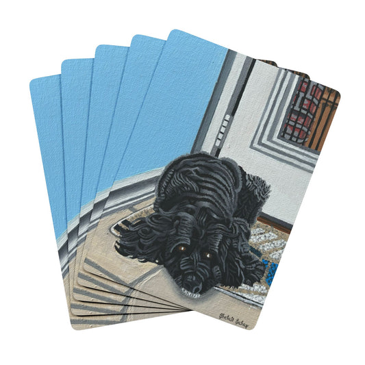 Rocky Chilling On A Corner | Playing Cards