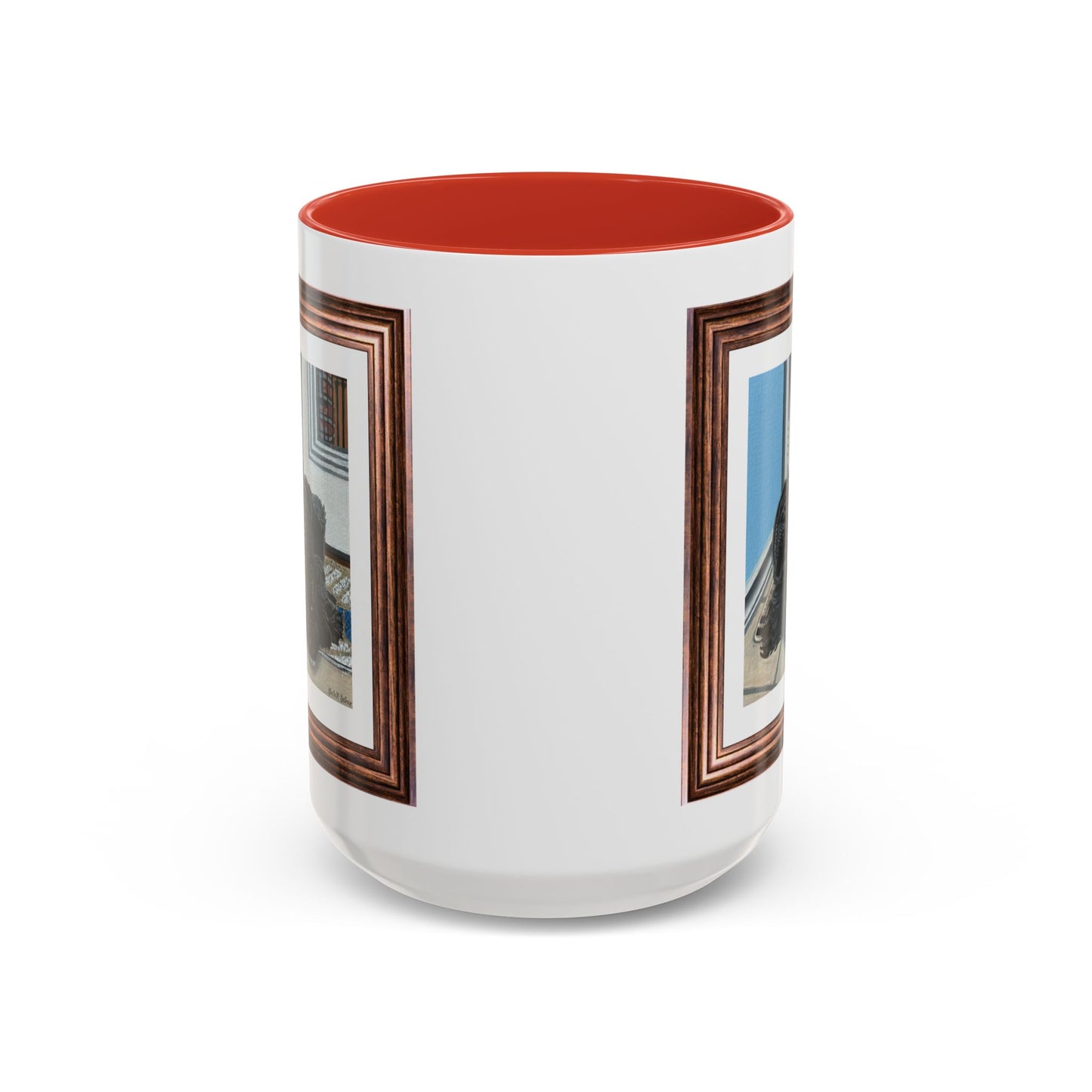 Rocky Chilling On A Corner | Accent Coffee Mug (11, 15oz)