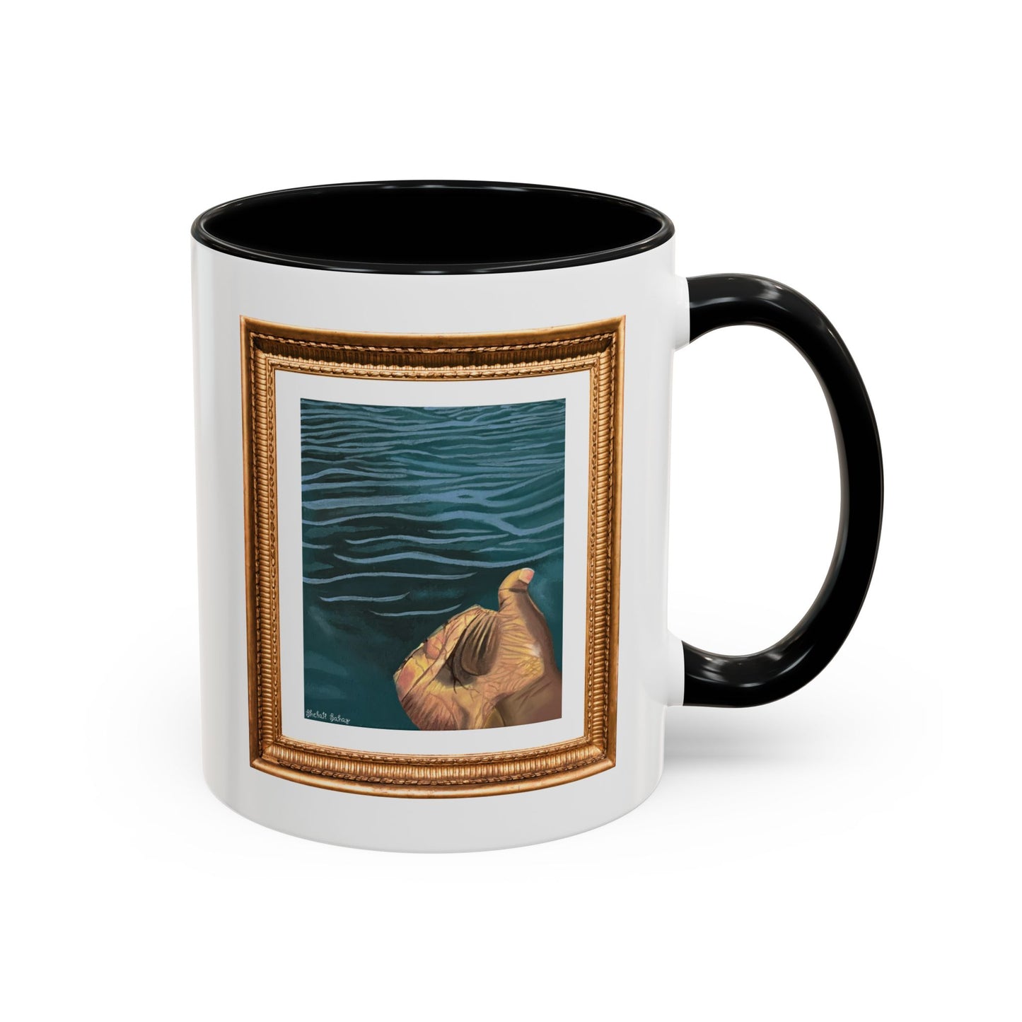 Hand In The Water | Accent Coffee Mug (11, 15oz)